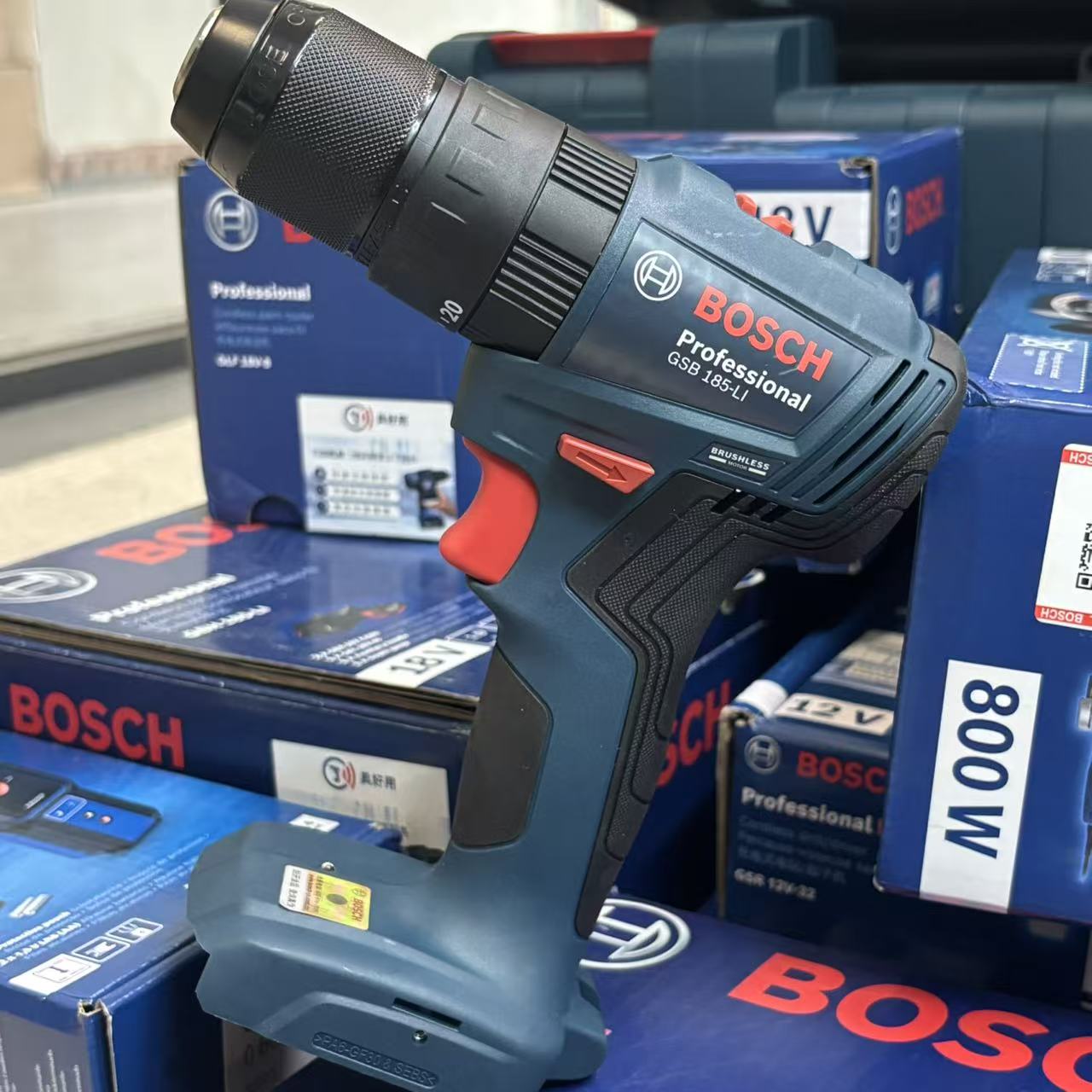 BOSCH GSB 185-LI Brushless Cor - đánh giá và giá Bosch Drill Gsb 18V