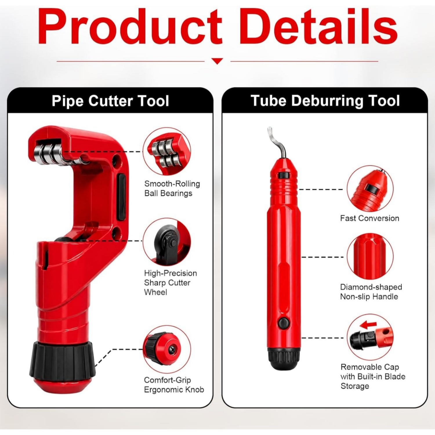 Heavy Duty 4PCS Pipe Tubing Cu - đánh giá và giá Pipe Cutter Ratchet