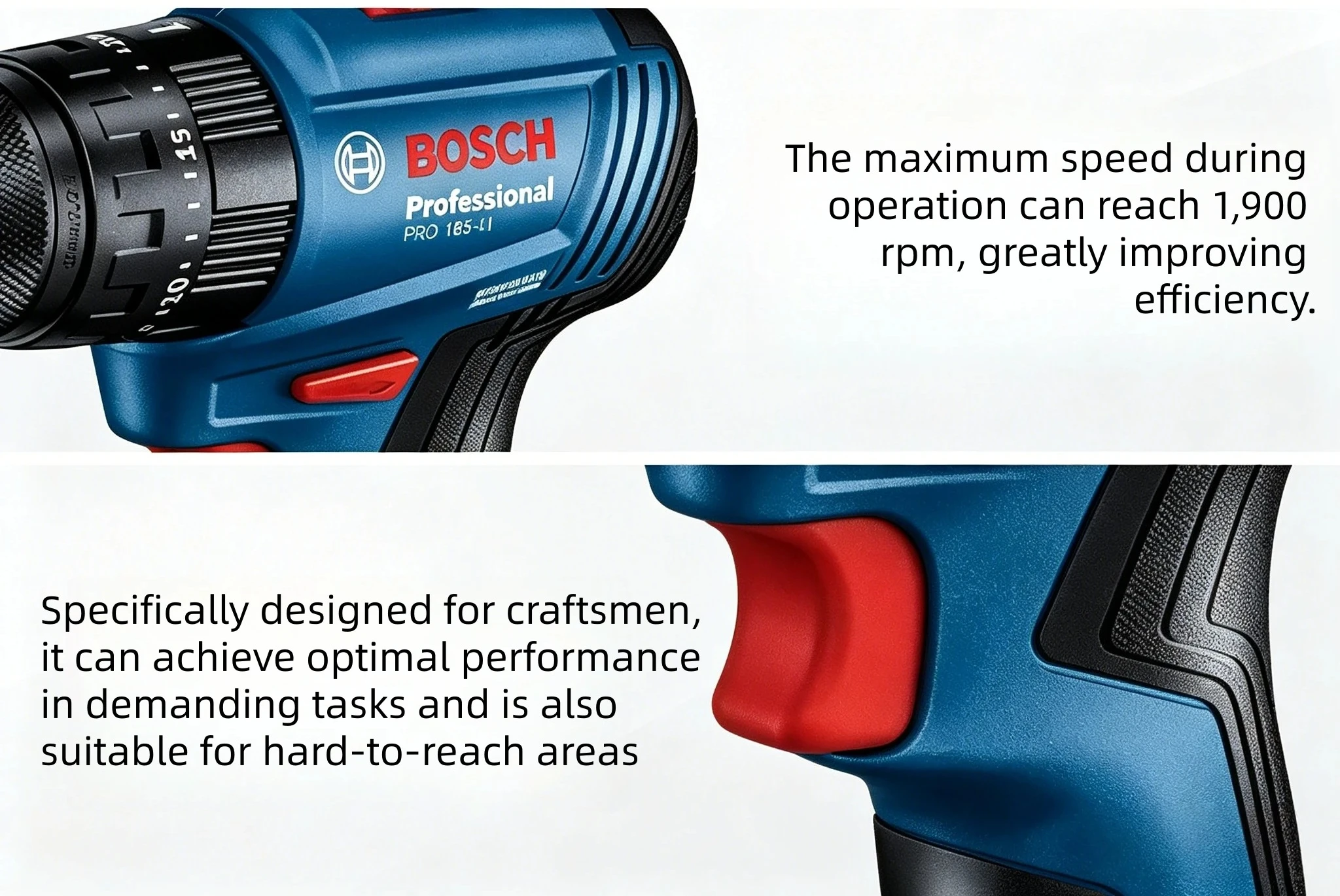 BOSCH GSB 185-LI Brushless Imp - đánh giá và giá Bosch Drill Gsb 18V