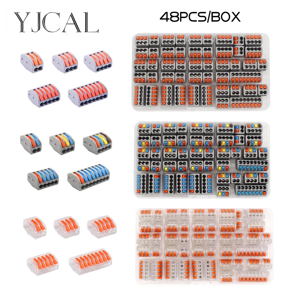 30/48 Pcs Fast Wiring Connecto - đánh giá và giá Push Fit Connector