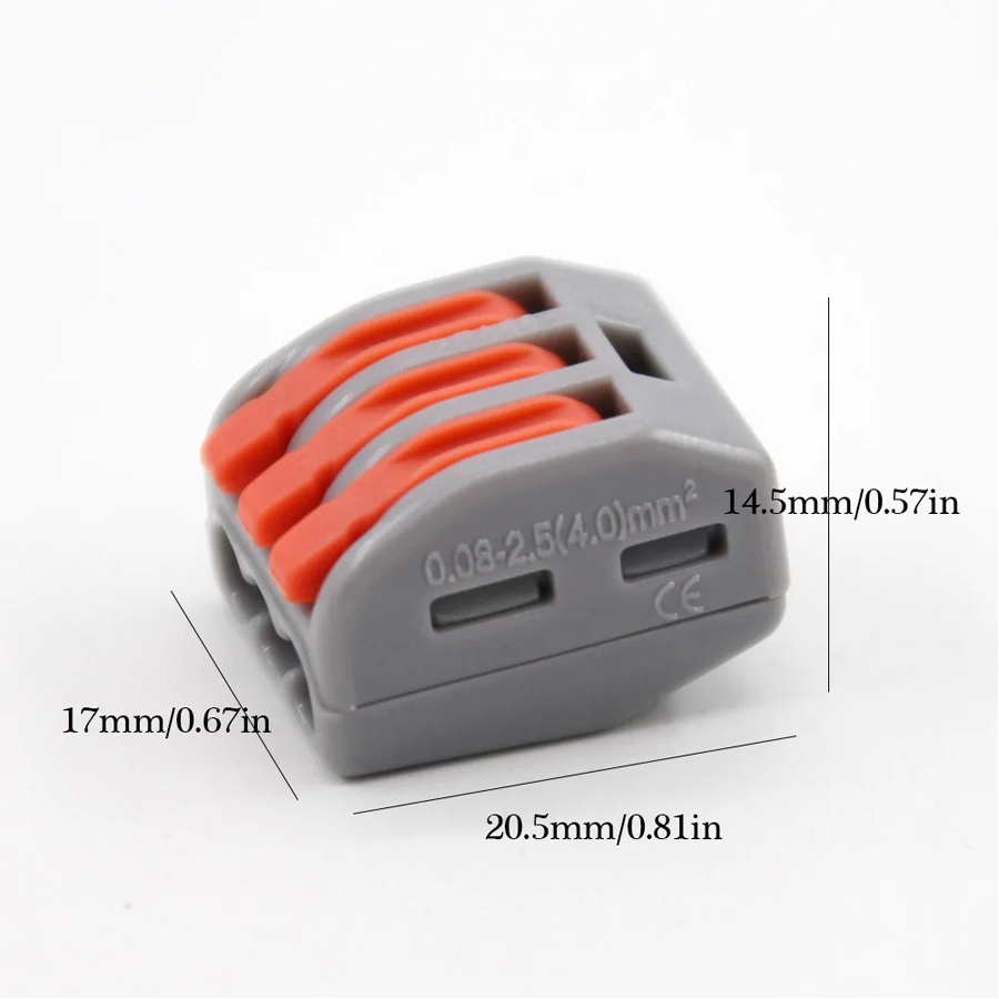 30/48 Pcs Fast Wiring Connecto - đánh giá và giá Push Fit Connector